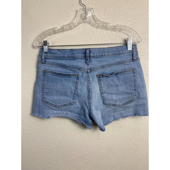 Gap 3" Jean Shorts Womens Size 27 Denim Distressed Cut Off Vacation Summer - Picture 2 of 12